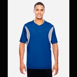 Men's Short-Sleeve Athletic V-Neck Tournament Jersey